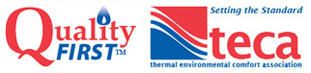 Quality First Logo | Teca Logo